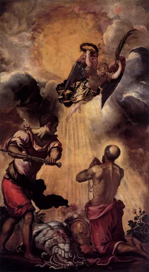 The Martyrdom of St Paul by Tintoretto Oil Painting