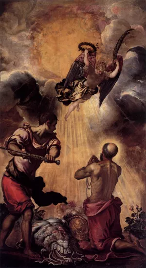 The Martyrdom of St Paul Oil painting by Tintoretto