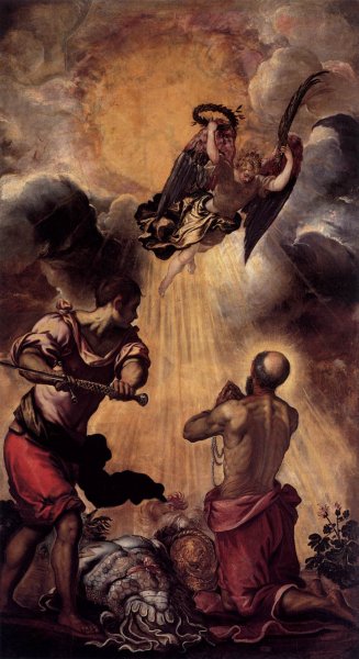 The Martyrdom of St Paul by Tintoretto - Hand-Painted Oil Painting Reproduction