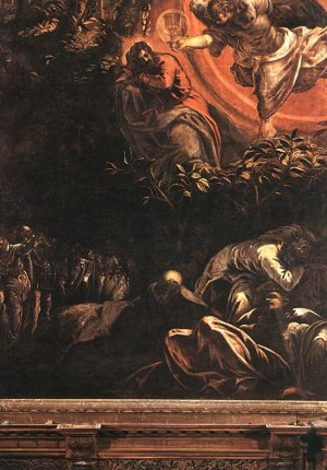 The Prayer in the Garden Oil painting by Tintoretto