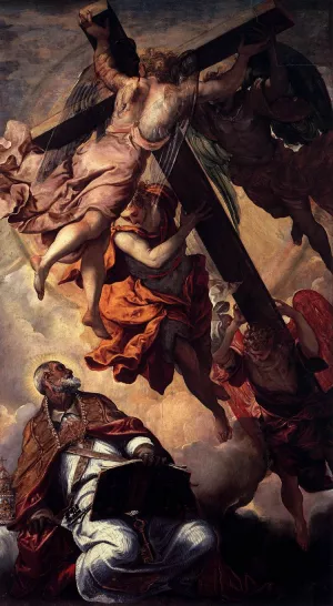 The Vision of St Peter by Tintoretto Oil Painting