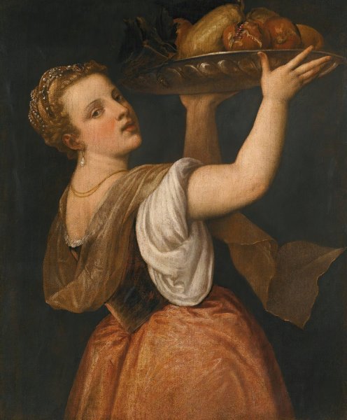Pomona by Titian (Follower) - Hand-Painted Oil Painting Reproduction