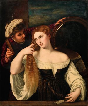 A Woman At Her Toilet by Titian Oil Painting