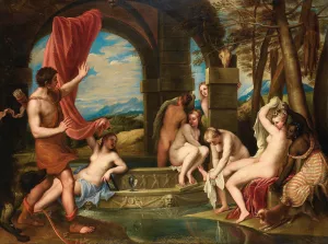 Diana And Actaeon by Titian Oil Painting