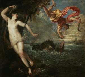 Perseus and Andromeda by Titian Oil Painting