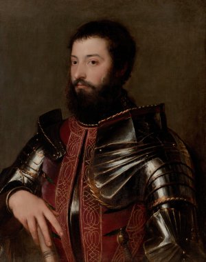 Portrait of a Man in Armor by Titian Oil Painting