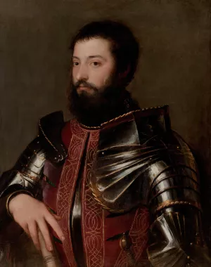 Portrait of a Man in Armor by Titian Oil Painting