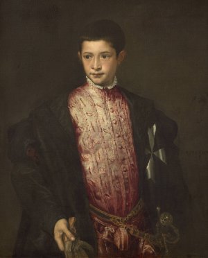 Ranuccio Farnese by Titian Oil Painting