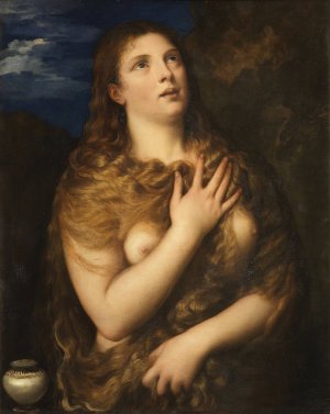 The Penitent Magdalene by Titian Oil Painting