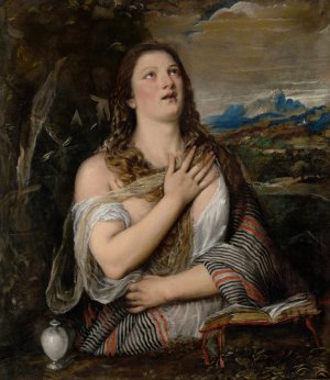 The Penitent Magdalene by Titian Oil Painting