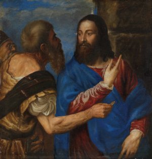 The Tribute Money by Titian Oil Painting