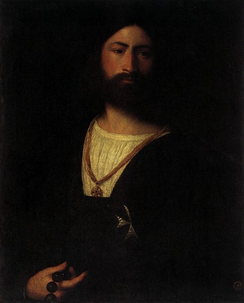 Main Product Photo of A Knight of Malta Painting by Titian Ramsey Peale II