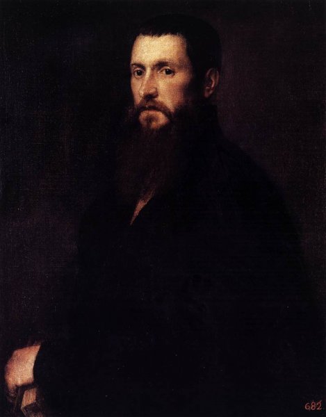 Main Product Photo of Daniele Barbaro Painting by Titian Ramsey Peale II