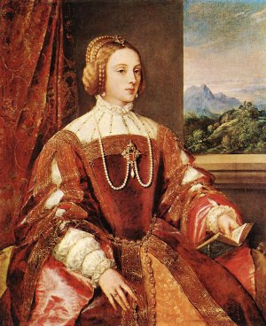 Empress Isabel of Portugal by Titian Ramsey Peale II Oil Painting