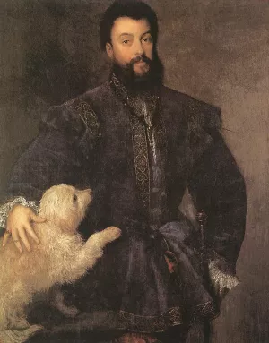Federigo Gonzaga, Duke of Mantua by Titian Ramsey Peale II Oil Painting