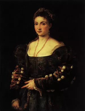 La Bella painting by Titian Ramsey Peale II