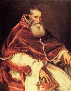 Pope Paul Oil painting by Titian Ramsey Peale II