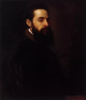 Portrait of Antonio Anselmi by Titian Ramsey Peale II Oil Painting