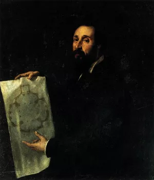 Portrait of Giulio Romano Oil painting by Titian Ramsey Peale II