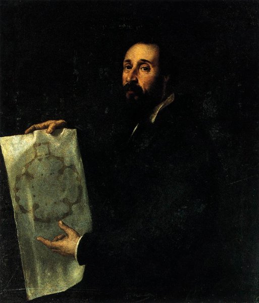 Main Product Photo of Portrait of Giulio Romano Painting by Titian Ramsey Peale II