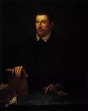 Portrait of Ippolito Riminaldi by Titian Ramsey Peale II Oil Painting
