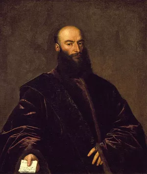Portrait of Jacopo Giacomo Dolfin by Titian Ramsey Peale II Oil Painting