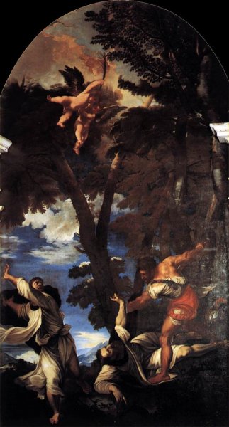 Main Product Photo of The Death of St Peter Martyr Painting by Titian Ramsey Peale II