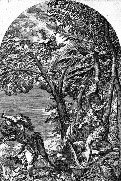 Main Product Photo of The Martyrdom of Saint Peter Painting by Titian Ramsey Peale II