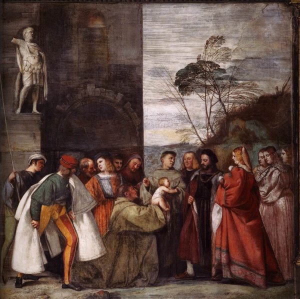Main Product Photo of The Miracle of the Newborn Child Painting by Titian Ramsey Peale II