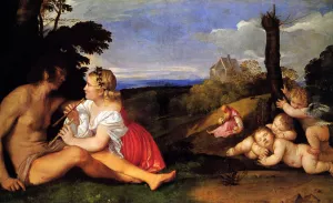 The Three Ages of Man by Titian Ramsey Peale II - Oil Painting Reproduction