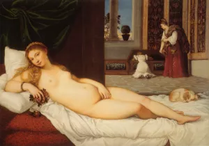 The Venus of Urbino by Titian Ramsey Peale II - Oil Painting Reproduction