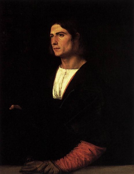 Main Product Photo of Young Man with Cap and Gloves Painting by Titian Ramsey Peale II