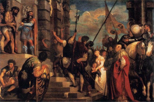 Main Product Photo of Ecce Homo Painting by Tiziano Vecellio