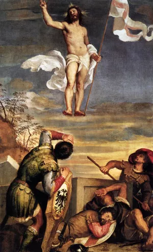 The Resurrection by Tiziano Vecellio - Oil Painting Reproduction