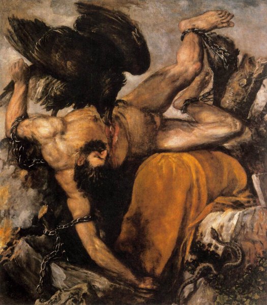 Main Product Photo of Tityus Painting by Tiziano Vecellio