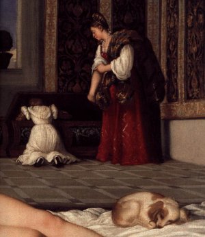 Venus of Urbino Detail