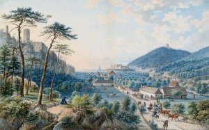 Blick auf Schloss Weilburg by Tobias Raulino Oil Painting