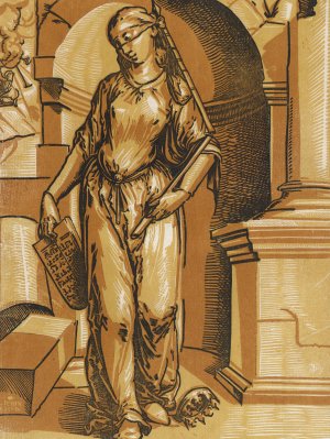 Synagoge by Tobias Stimmer Oil Painting