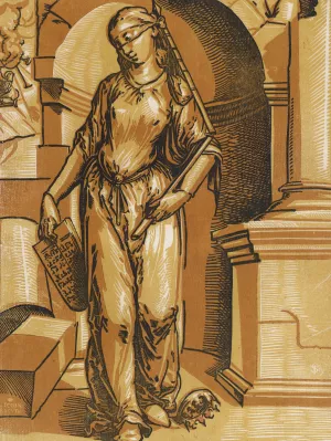 Synagoge by Tobias Stimmer Oil Painting