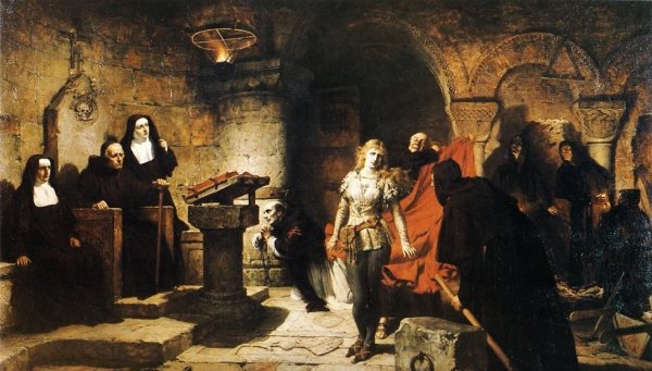 Main Product Photo of The Trial of Constance de Beverly Painting by Toby Edward Rosenthal