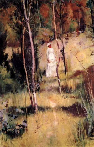 A Summer Morning Tiff painting by Tom Roberts