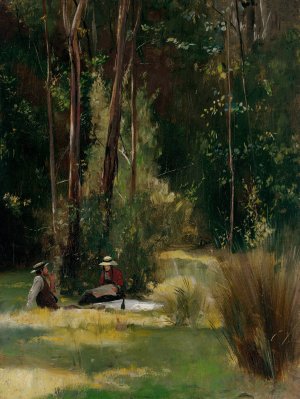 A Sunday afternoon by Tom Roberts Oil Painting