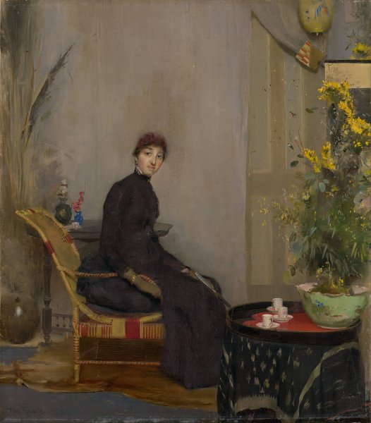 Main Product Photo of Mrs L. A. Abrahams Painting by Tom Roberts