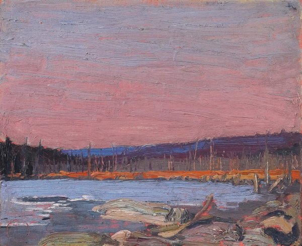 Main Product Photo of A Northern Lake  Painting by Tom Thomson