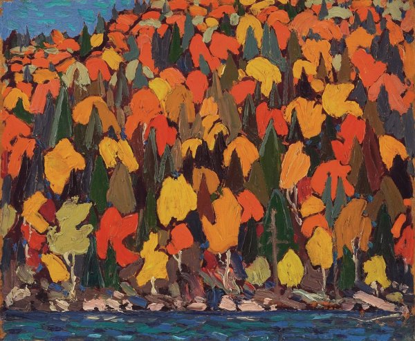 Main Product Photo of Autumn Foliage  Painting by Tom Thomson