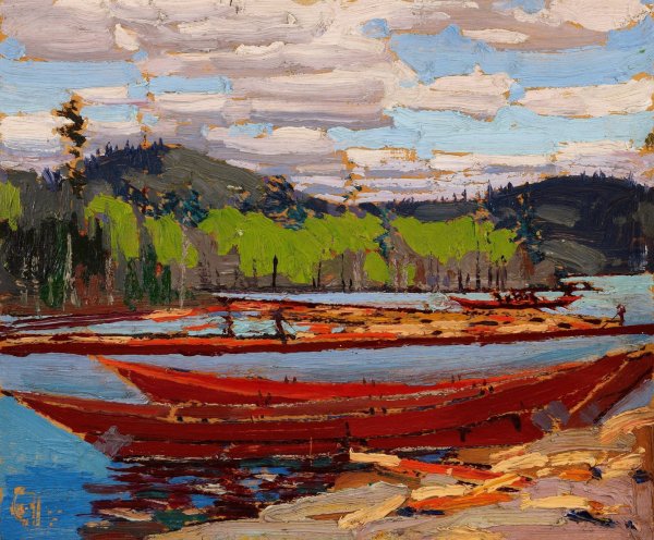 Main Product Photo of Boats  Painting by Tom Thomson
