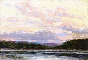 Northland Sunset painting by Tom Thomson
