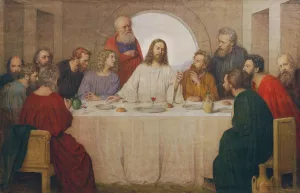 The Last Supper by Tom Von Dreger Oil Painting