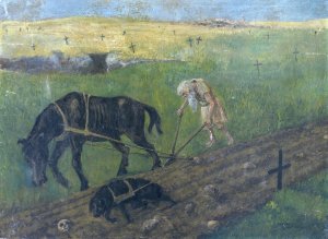 Ploughman by Tomas Andraskovic Oil Painting