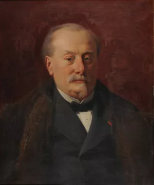 Adolphe Dauphinot by Tony De Bergue Oil Painting